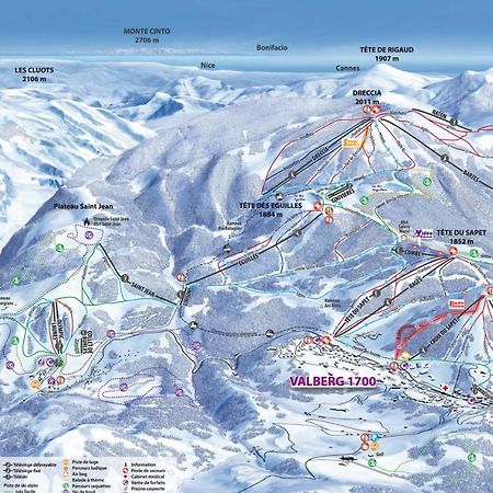 2 Room Apartment In The Center Close To The Slopes Valberg Zewnętrze zdjęcie